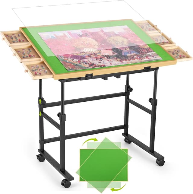 Imagen de Tranqio 1500 Jigsaw Puzzle Table 🧩 en OfertitasTOP