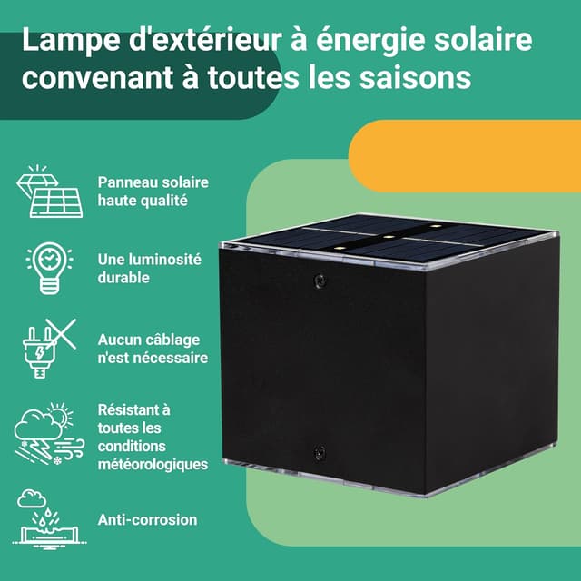 Thumbnail 1 de Proxinova Applique Murale Solaire Double 10h