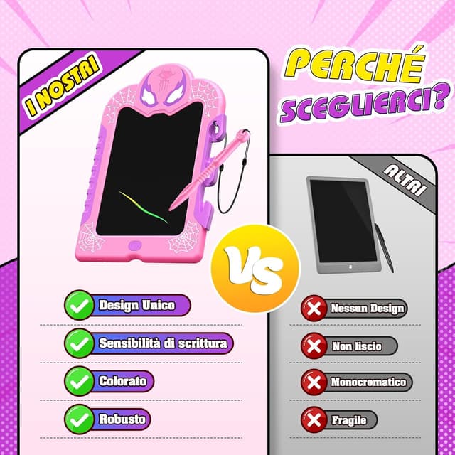 Thumbnail 4 de Braxel Lavagna Magica per Bambini 8,5 Pollici