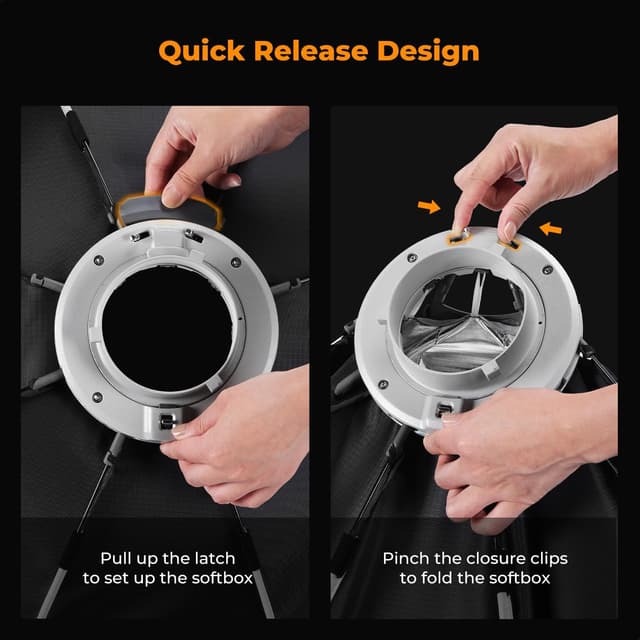 Detalle de K&F Concept boîte à lumière 65 cm