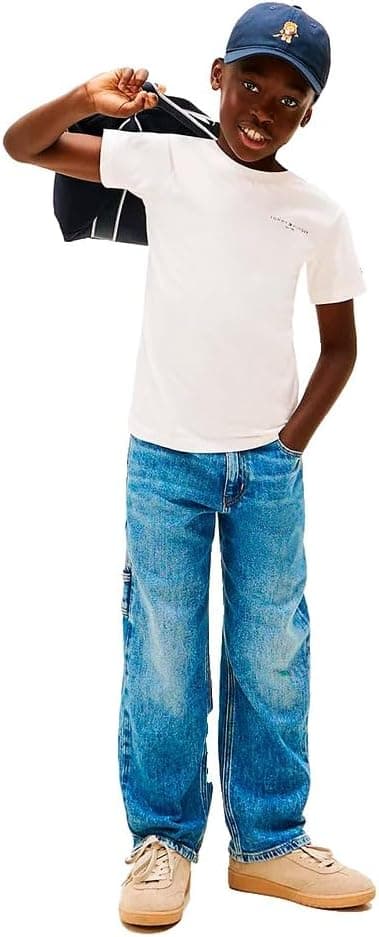 Detalle 2 de Tommy Hilfiger Mini Corp T-Shirt KS0KS00661 Maglietta S/S unisex