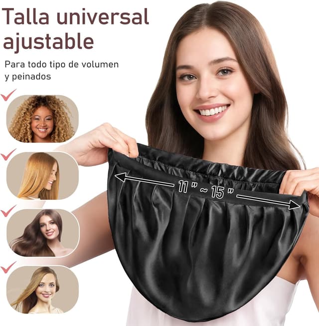 Thumbnail 5 de LitBear Gorro de Seda 22 Momme para dormir