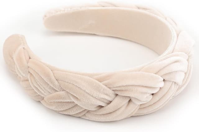 Detalle de DRESHOW Diadema de Terciopelo Trenzado