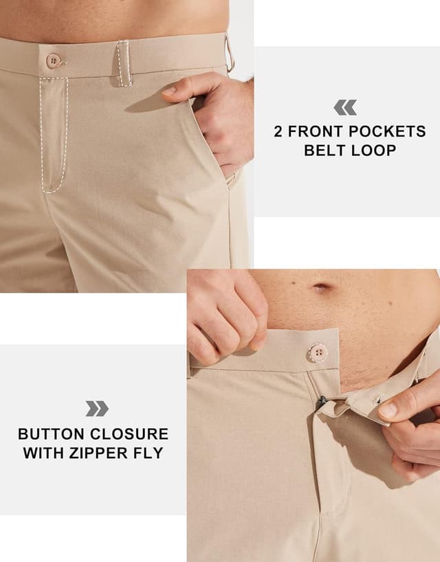 Thumbnail 3 de Libin Libin Mens Golf Pants Stretch Work Dress Pants