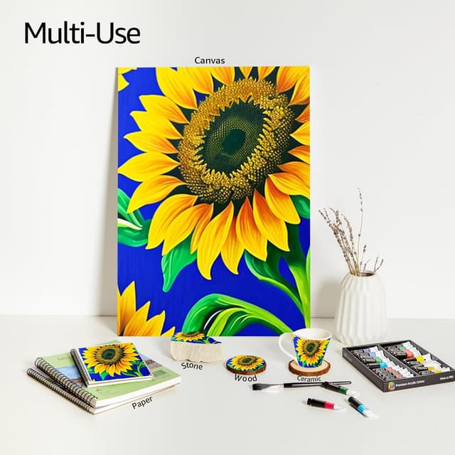 Thumbnail 2 de Elan Pinturas Acrílicas - Set de 24 Botellas 🎨