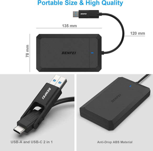 Thumbnail 5 de BENFEI FestplattengehĂ€use 2,5 Zoll đŸ