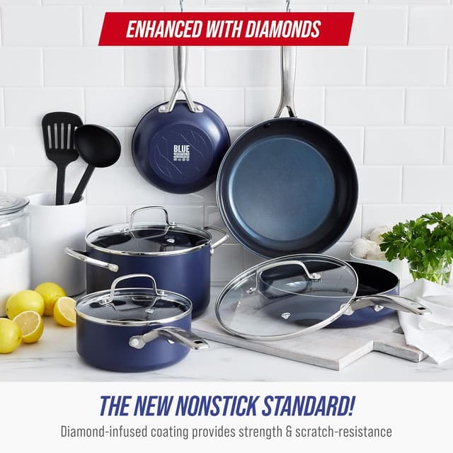 Detalle 2 de Blue Diamond 10-Piece Nonstick Set