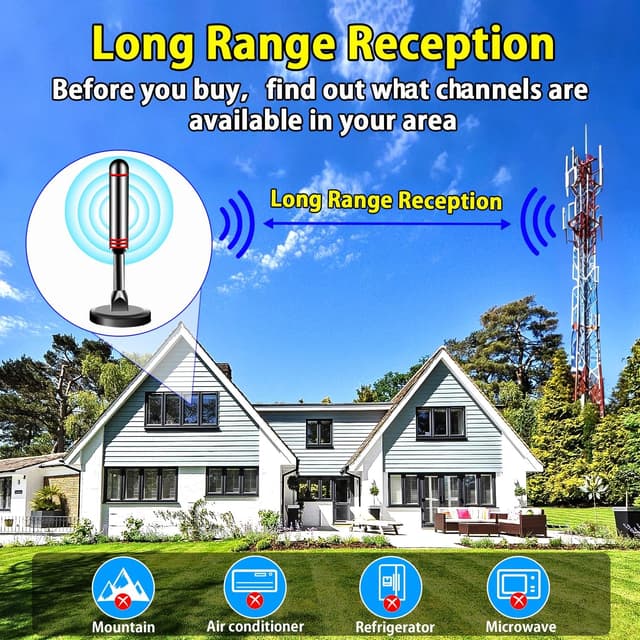 Thumbnail 4 de DTVSMARTSHOW HDTV 360° indoor antenna