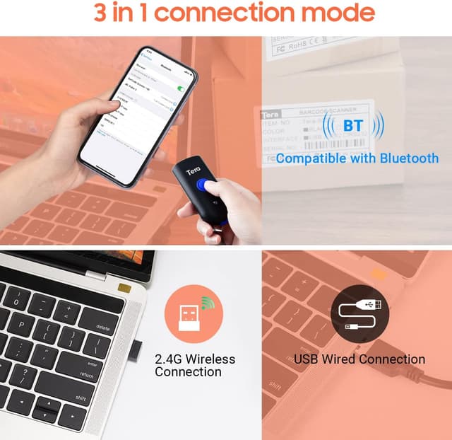 Thumbnail 3 de Tera Bluetooth Lecteurs 1D 3-en-1