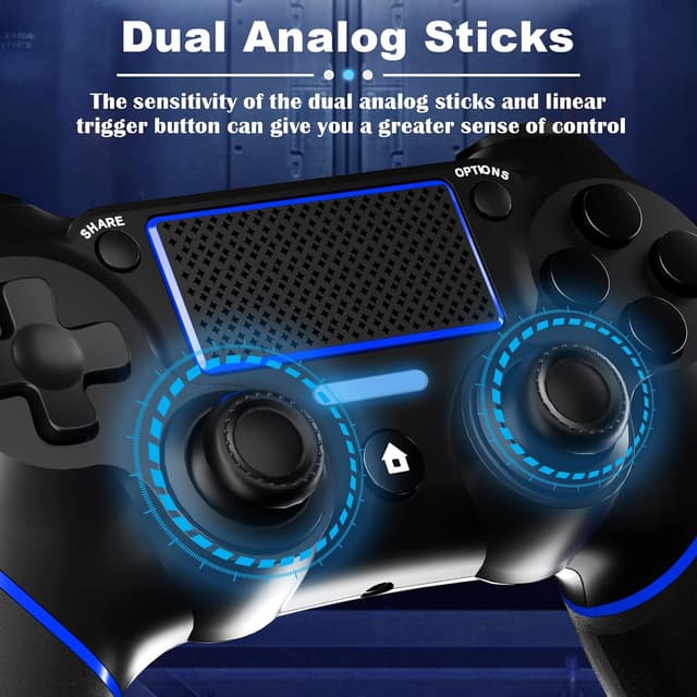 Thumbnail 4 de CHEREEKI Wireless Controller PS4 mit Gyro, 600 mAh