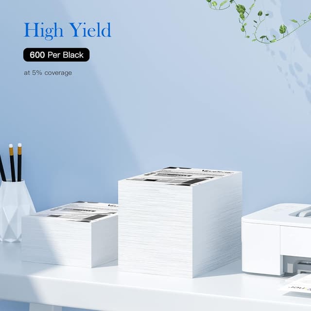 Detalle de ValueToner 62XL Schwarz kompatibel für HP 62XL (1 Pack) – schwarze Tintenpatrone