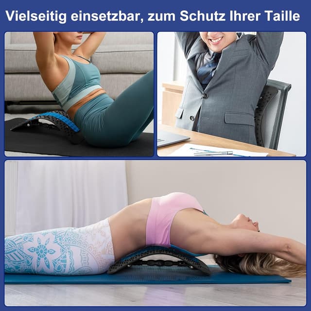 Detalle 2 de Rückenstrecker Rückenmassagegerät 60° verstellbar