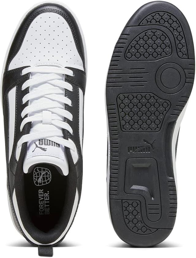 Thumbnail 4 de PUMA Rebound V6 Low - Zapatillas Unisex en Blanco ⚪🖤