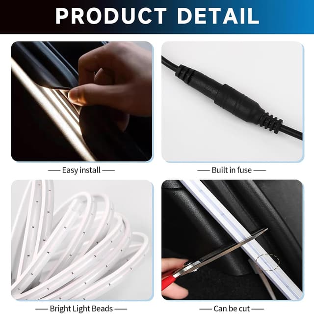 Detalle 2 de Kofferraum LED Lichtstreifen 4 m