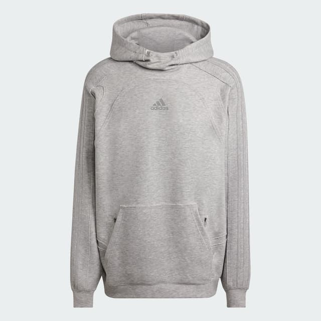 Thumbnail 3 de Adidas SUDADERA CON CAPUCHA SPACER CUTLINE Gris