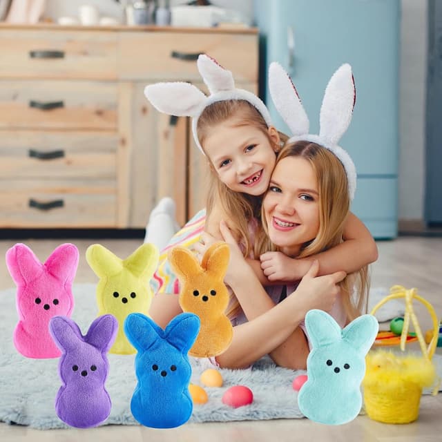 Thumbnail 6 de PERUKOYO 16PCS Easter Bunny Plush Set