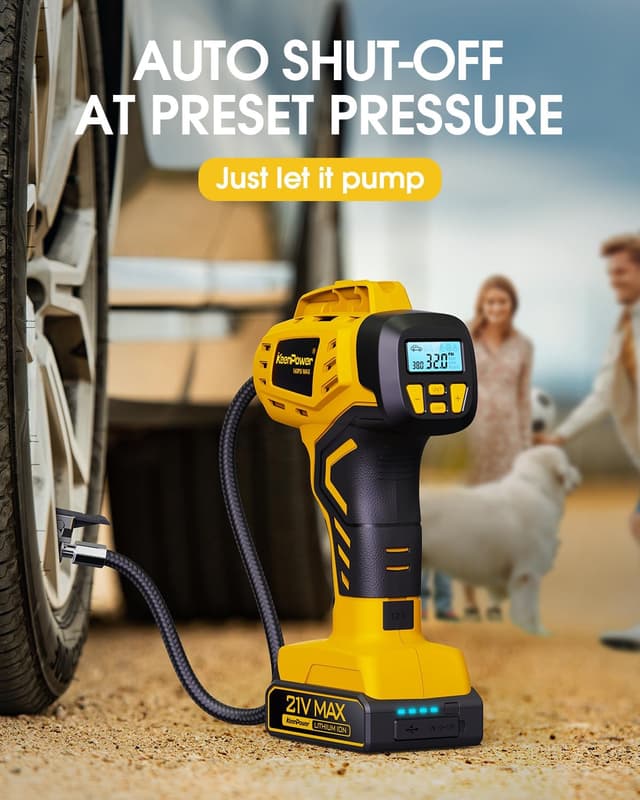 Thumbnail 4 de KeenPower Tire Inflator 160 PSI Portable Compressor