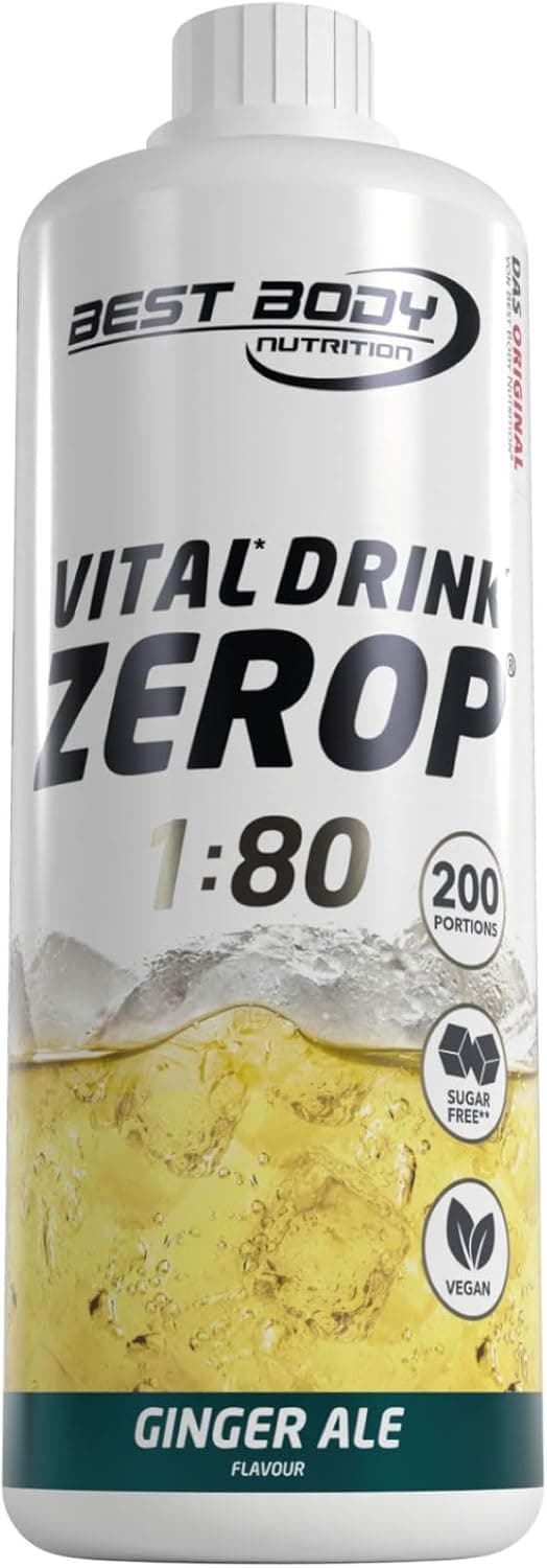 Thumbnail 5 de Best Body Nutrition Vital Drink ZEROP Kirsche Sirup 1.000 ml đ„€