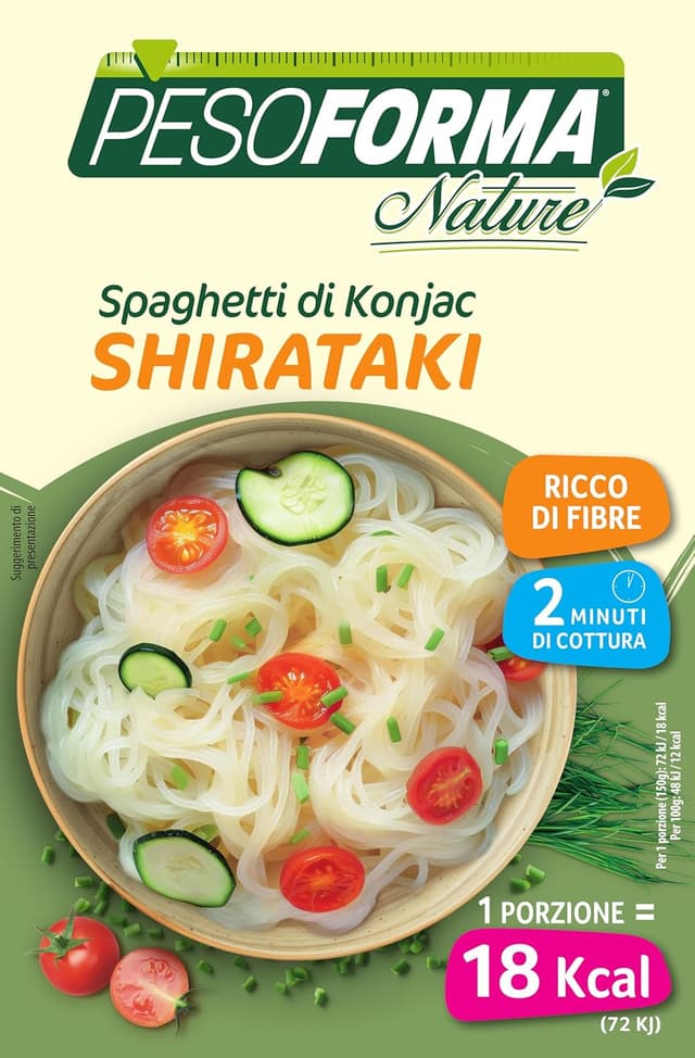 Detalle 2 de Pesoforma Nature Shirataki spaghetti di konjac 150 g 🍝