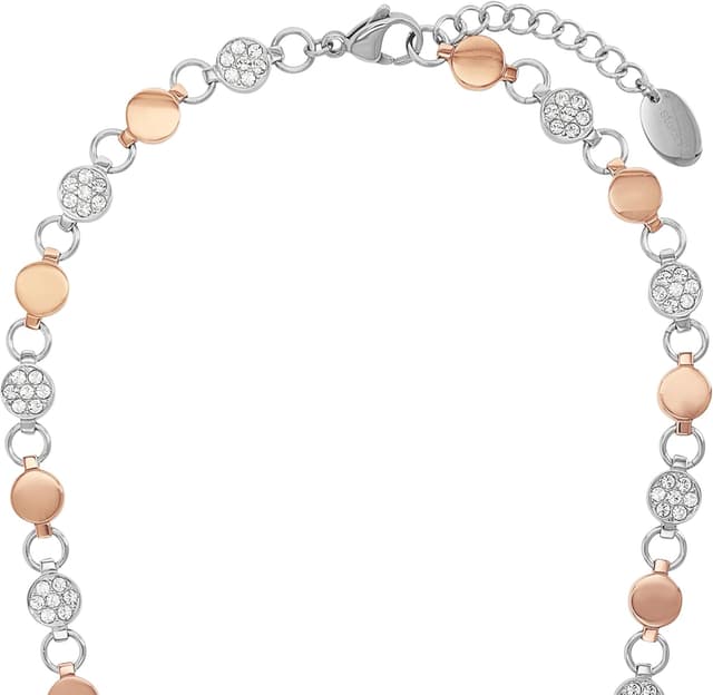 Thumbnail 3 de s.Oliver Collana inox con cristalli 42+3 cm