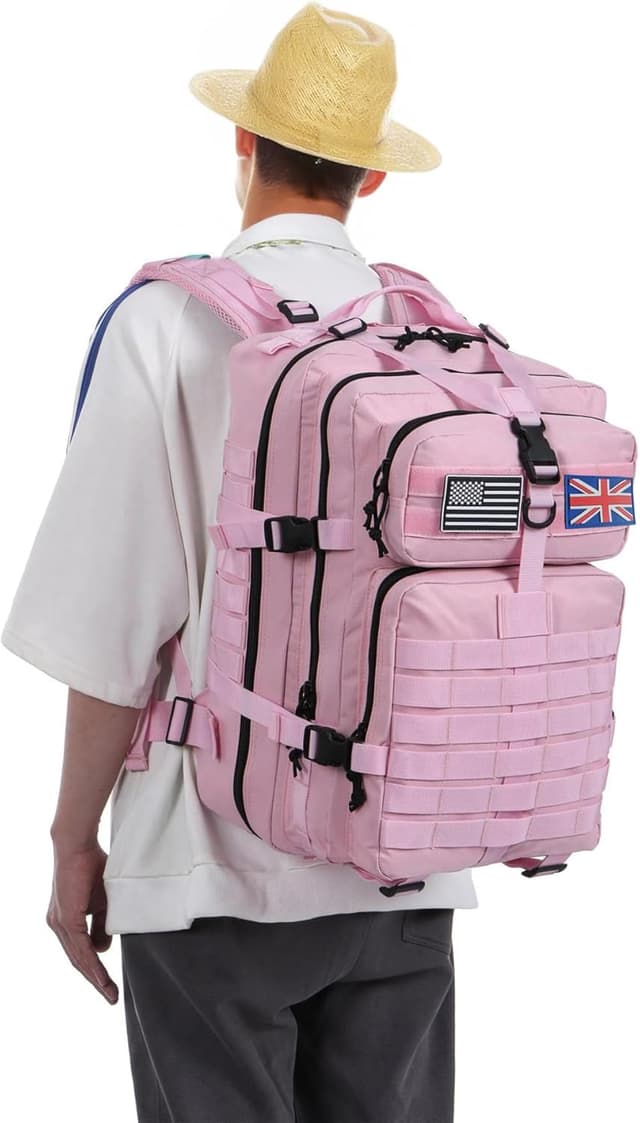 Detalle de Thuram 50L Waterproof Tactical Fishing & Hunting Backpack (Durable Nylon)