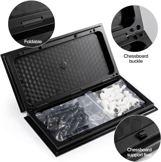 Detalle 2 de Magnetic Travel Chess Set 9.5 Inch ♟