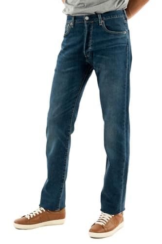 Detalle de Levi's Hombre 501 Original Fit I Cry Alone (40W / 34L): vaqueros clásicos con cinco bolsillos
