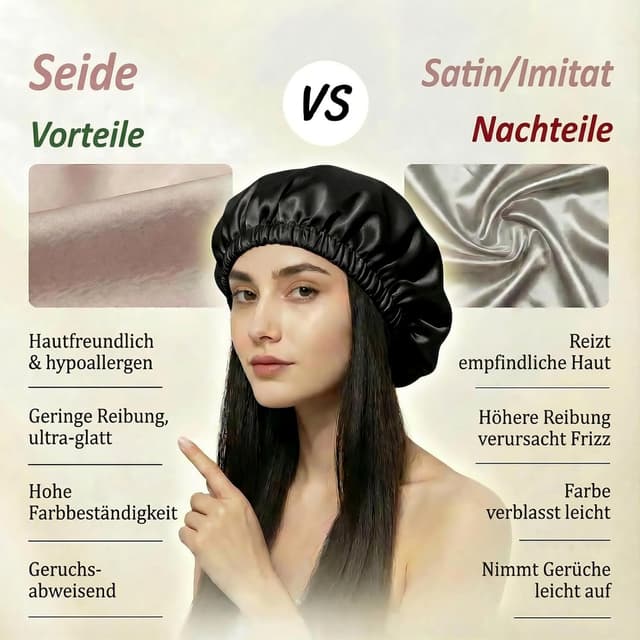 Thumbnail 5 de Aurenity Seidenhaube 19 Momme Schlafen