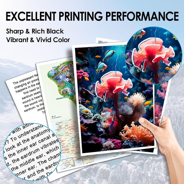 Detalle de DOUBLE D PGI-530 / CLI-531 530XXL 531XXL cartucce compatibili per Canon Pixma TS8750 e TS8751 (6-pack)