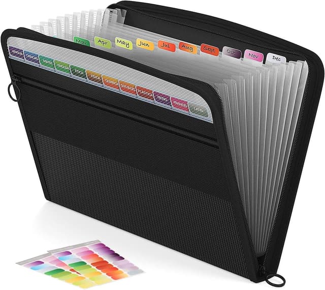 Detalle de ABC life expanding file organiser A4 13 pockets