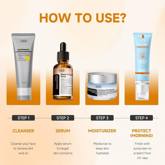 Thumbnail 6 de VGO Vitamin C Serum for Face (Hyaluronic Acid + Vitamin E) — Anti-Aging Hydration for All Skin Types