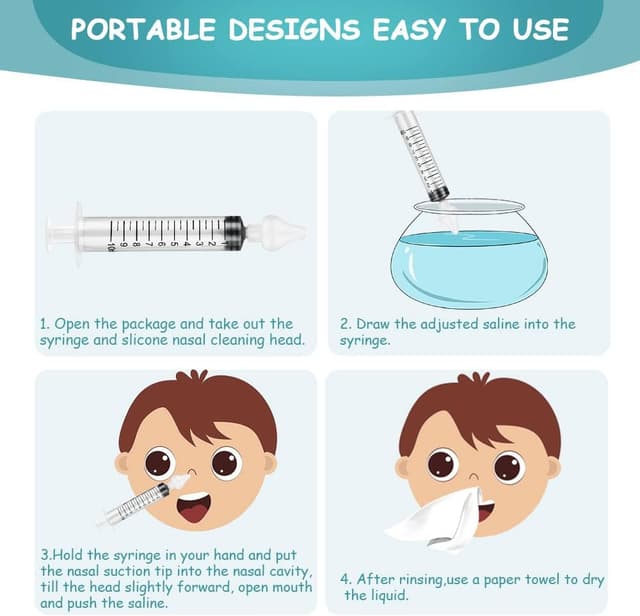 Detalle de Vicloon Nasal Aspirator 4 pack for babies