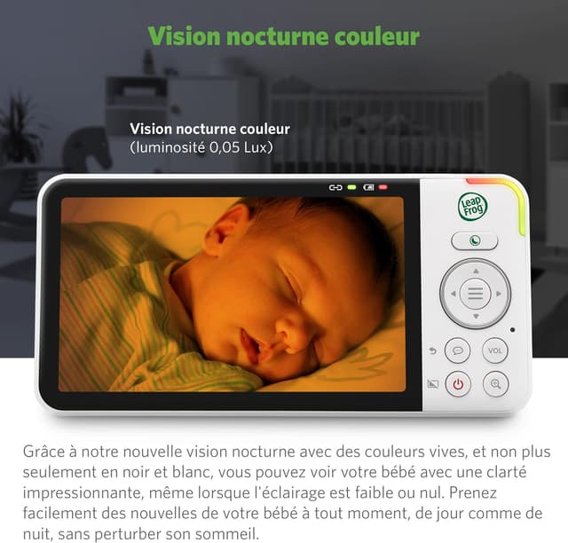 Thumbnail 5 de LeapFrog LF925HD Baby Monitor avec caméra 720p, Wi‑Fi