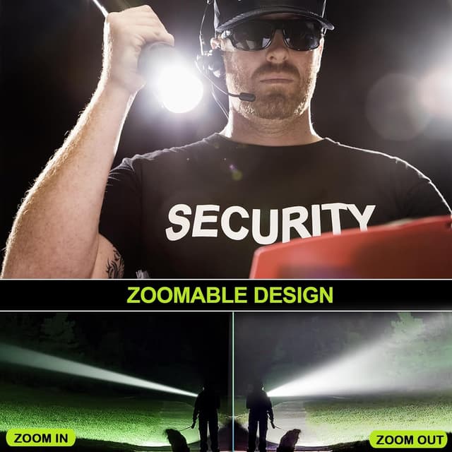 Detalle de REHKITTZ Torch Led 3000 lumens adjustable focus 🔦