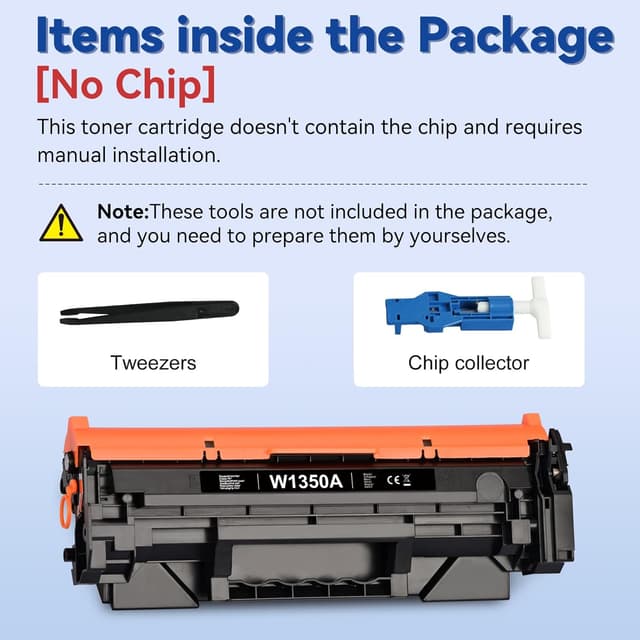 Detalle de Lemero W1350A 135A Toner nero (senza chip) di ricambio per HP LaserJet 135A/W1350A