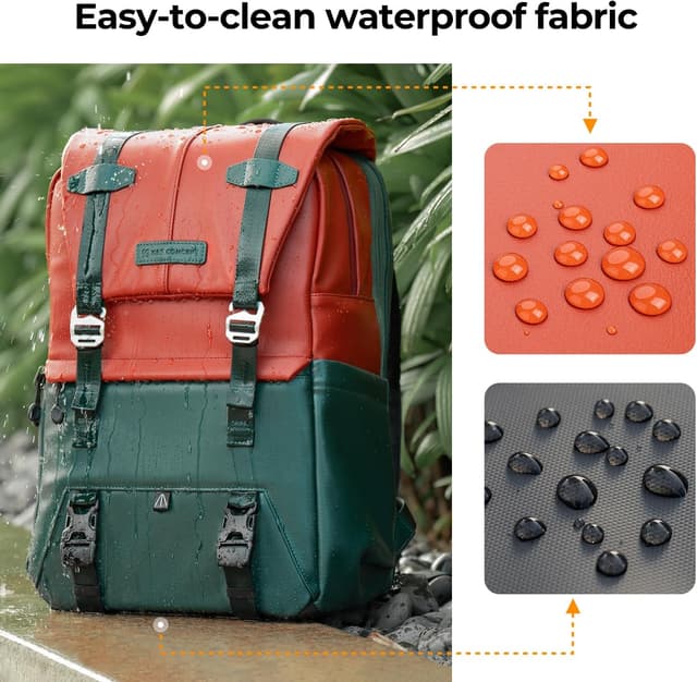 Thumbnail 6 de K&F CONCEPT 20L Camera Backpack with Raincover & 15.6-inch Laptop Compartment
