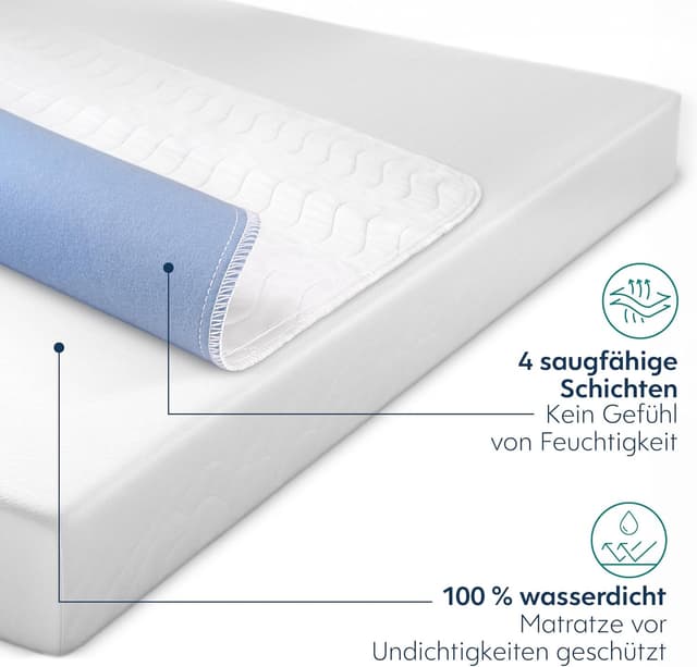 Thumbnail 1 de Dreamzie Inkontinenzunterlage 75 x 90 cm 2er-Set