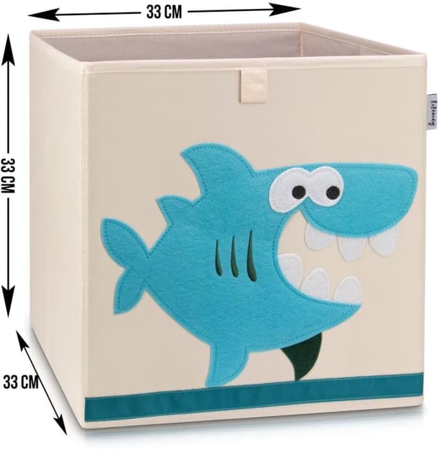Thumbnail 2 de LIFENEY 833367 Boîte de rangement requin 33x33 cm