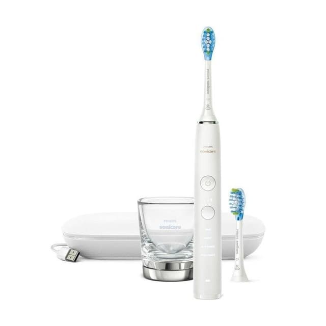 Detalle de Philips Sonicare DiamondClean 9000 HX9913/17 cepillo eléctrico vibratorio blanco con Bluetooth
