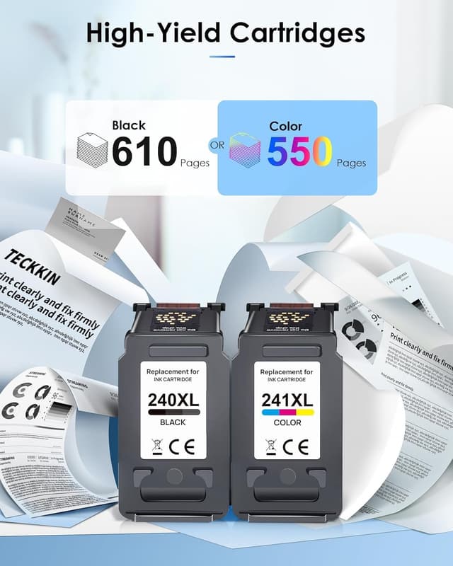 Detalle de TECKKIN PG-240XL CL-241XL Ink Combo 630/560