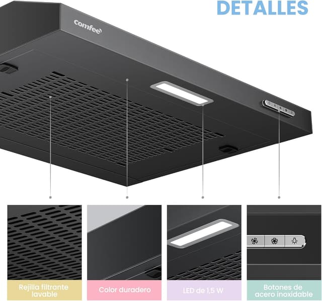 Thumbnail 5 de COMFEE' SLIF17B-60 Cappa aspirante 60 cm 200 m3/h