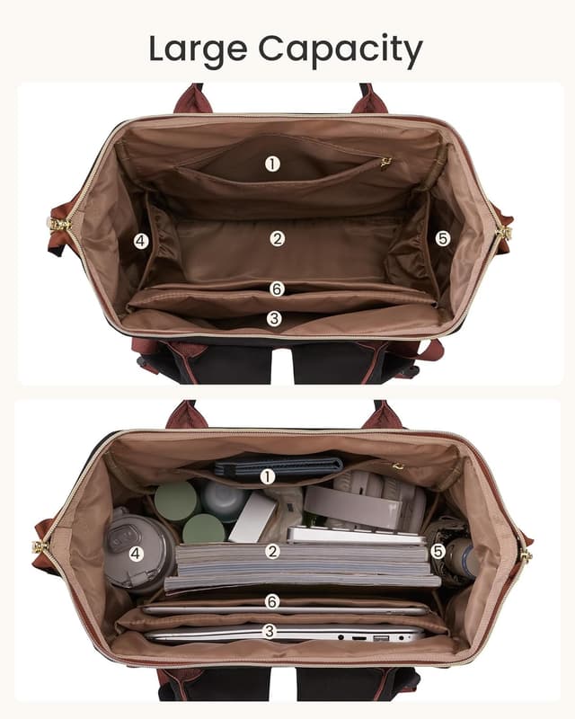 Detalle 2 de LOVEVOOK Laptop Backpack 15.6" for Women