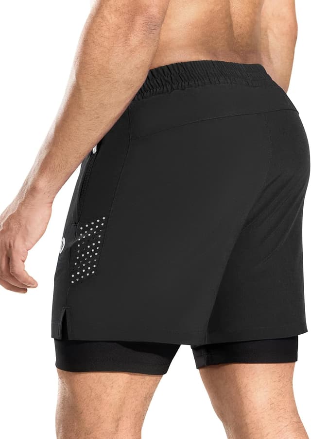 Detalle 2 de Nepest Herren-MTB-Shorts kurz mit 4D-Polster, atmungsaktiv & schnelltrocknend