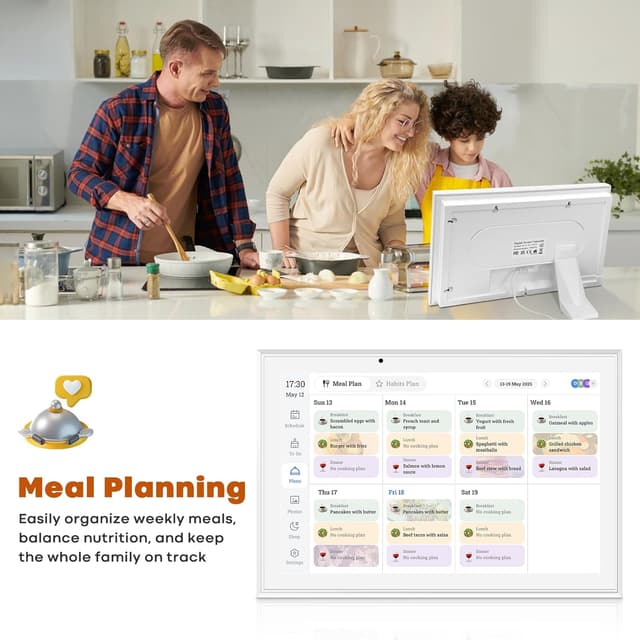 Thumbnail 4 de Hesmor Digital Calendar 10.1" smart wall display