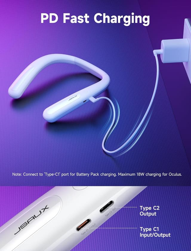 Thumbnail 2 de JSAUX Battery Pack 10000mAh for Meta Quest 3S