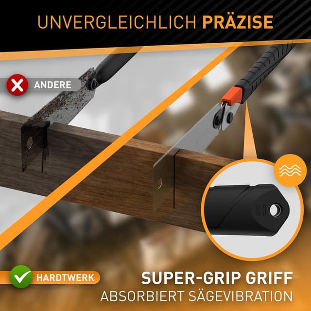 Thumbnail 4 de HARDTWERK Japansäge Hanzo klappbar (RYOBA, doppelseitig) 240 mm aus SK4 Karbonstahl