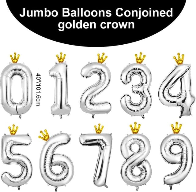 Thumbnail 1 de AOOSU Globo 3 Plata 101 cm