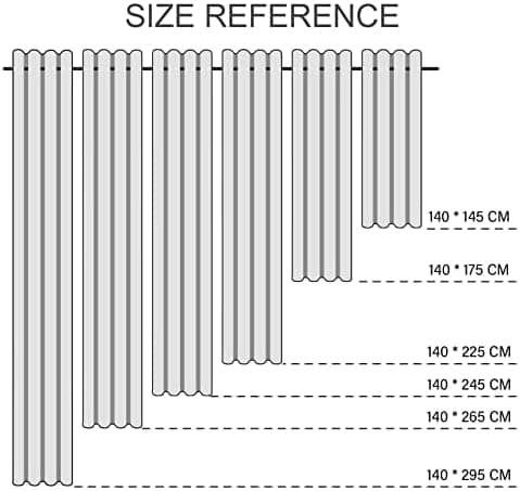 Thumbnail 5 de Topfinel Cortina Raya Gasa Suave para Ventanas 300x240cm 🏡