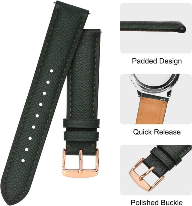 Thumbnail 3 de BISONSTRAP bracelet montre cuir texturé 18–22mm