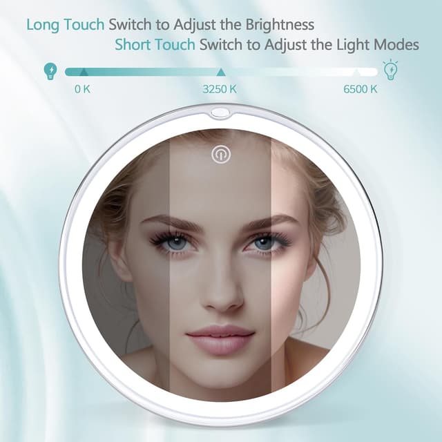 Thumbnail 3 de MIYADIVA Specchio ingranditore 30x con luce